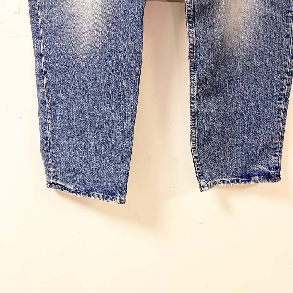GAP Cheeky Straight Leg High Rise Button Fly Jeans in Medium Wash Size 10S - Picture 7 of 14
